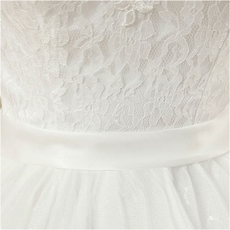 Vintage Lace Short Sleeved Round Neck Slim Slim Wedding Dress Reluova