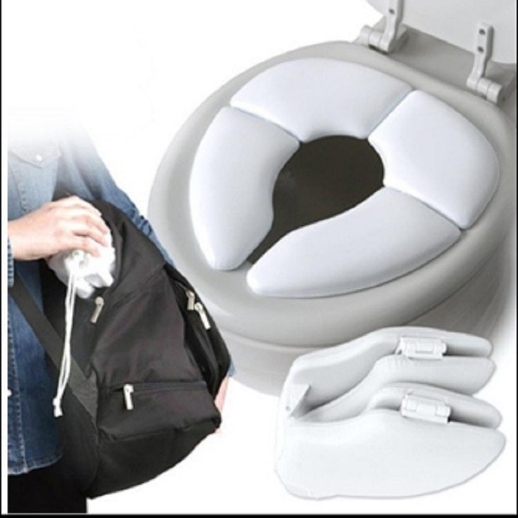 Soft Skin-Friendly Children Folding Potty Seat Cover Baby Travel Folding Padded Toilet Seat Toilet Training My Store