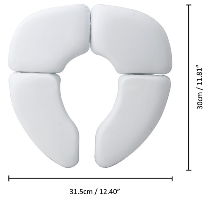 Soft Skin-Friendly Children Folding Potty Seat Cover Baby Travel Folding Padded Toilet Seat Toilet Training My Store