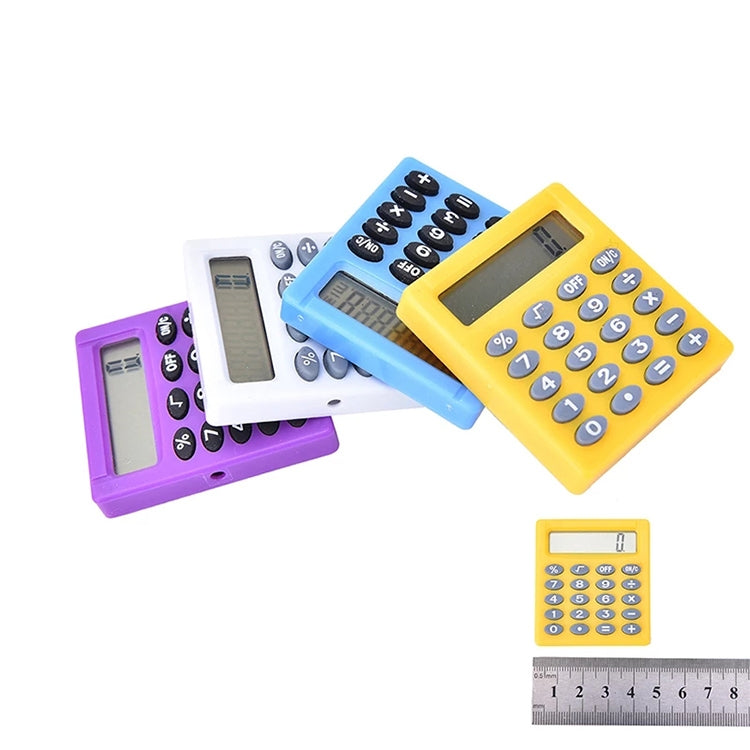 Pocket Cartoon Mini Calculator Candy Colors Handheld Coin Batteries Calculation Tool My Store