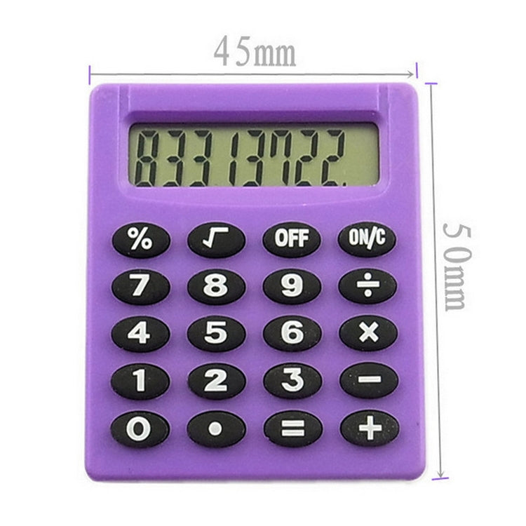 Pocket Cartoon Mini Calculator Candy Colors Handheld Coin Batteries Calculation Tool My Store