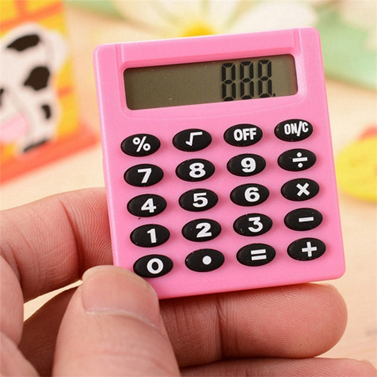 Pocket Cartoon Mini Calculator Candy Colors Handheld Coin Batteries Calculation Tool My Store