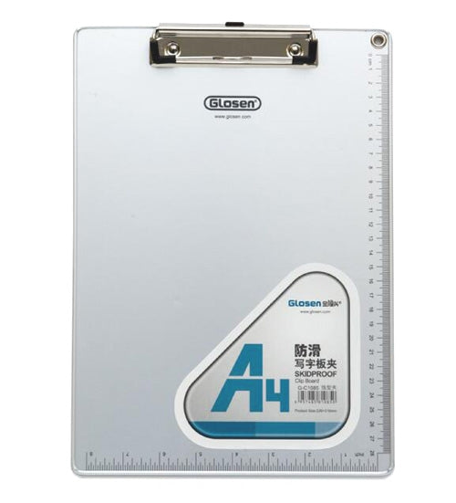 A4 Aluminum Clipboard Writing Pad Folder School Office Stationery Supplies, Size: 31.5x22.5cm