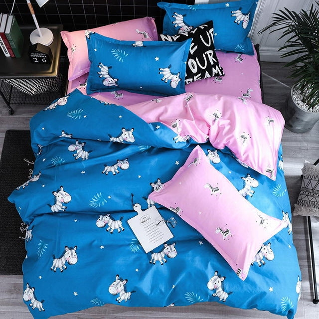 Bedding Set Luxury Family Set Sheet Duvet Cover Pillowcase My Store