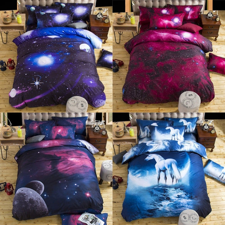 Bedding Sets Universe Outer Space Themed Bed Linen 3D Galaxy Duvet Cover My Store