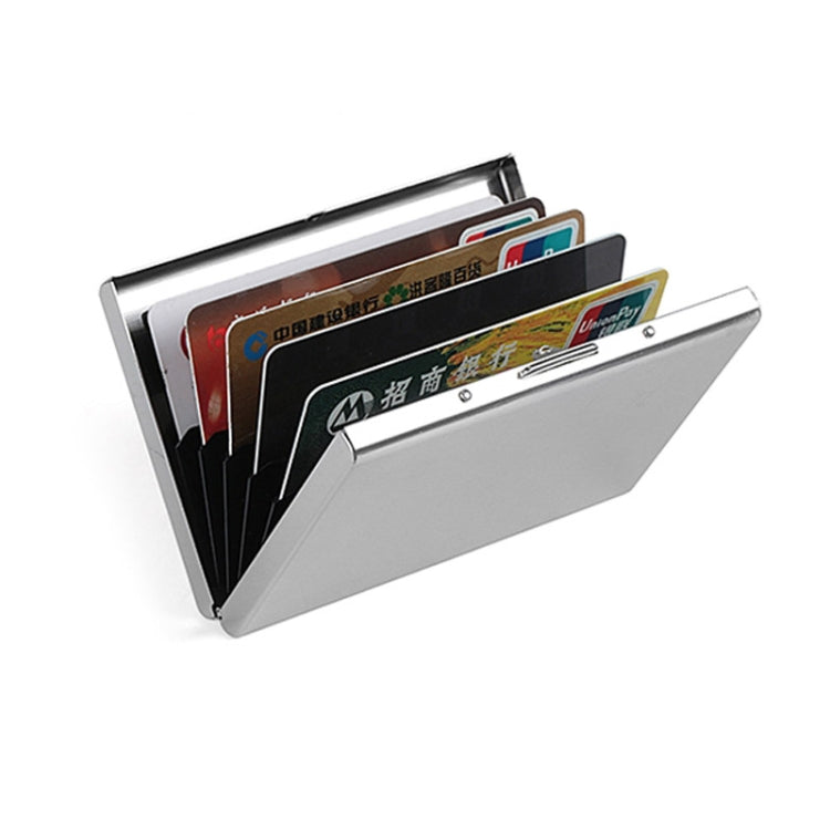 Stainless Steel Ultra-thin Protection Travel Card Bag Metal Card Box My Store