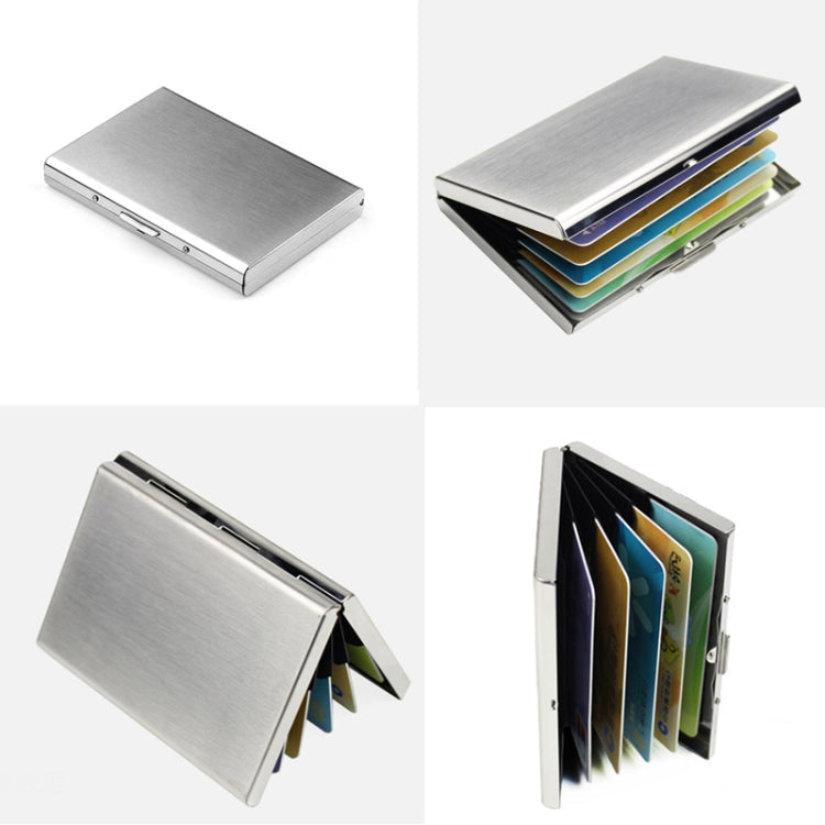 Stainless Steel Ultra-thin Protection Travel Card Bag Metal Card Box My Store