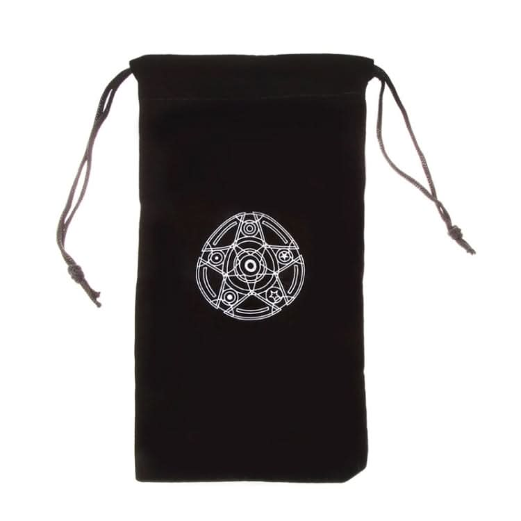 Velvet Pentagram Tarot Card Bag Home Mini Drawstring Package