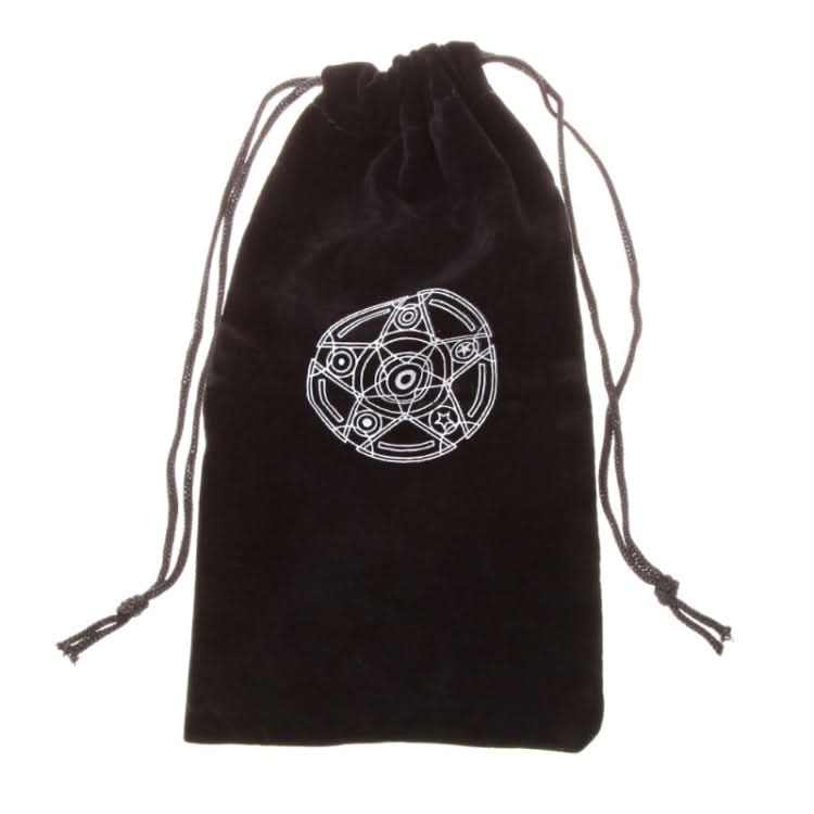 Velvet Pentagram Tarot Card Bag Home Mini Drawstring Package Reluova