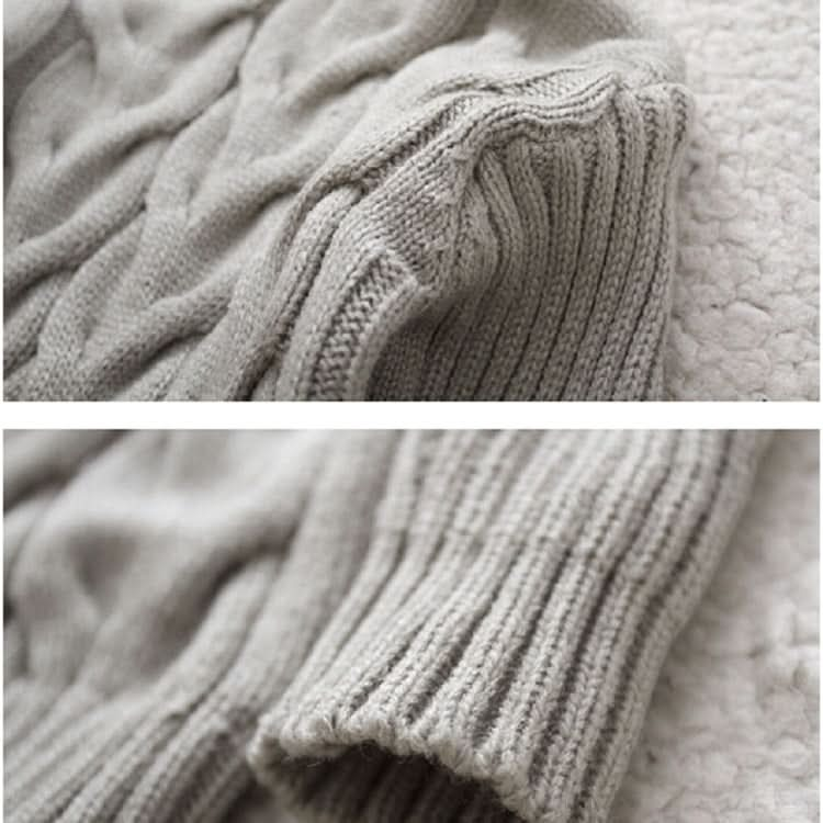 Winter Children's Thick Solid Color Knit Bottoming Turtleneck Pullover Sweater, Series 2