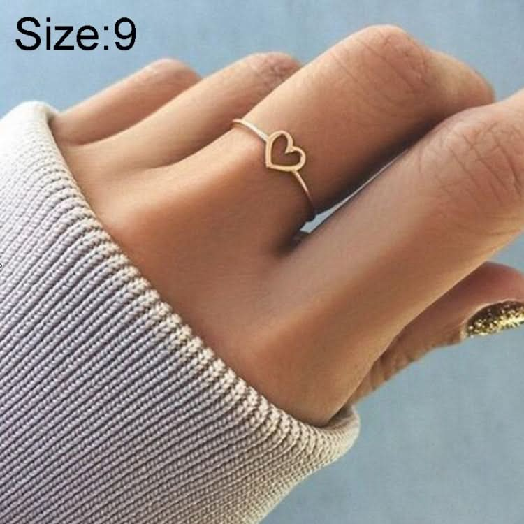 Fashion Heart Shaped Wedding Ring for Woman Reluova