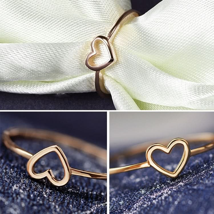 Fashion Heart Shaped Wedding Ring for Woman Reluova