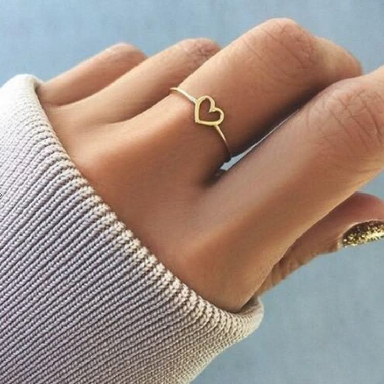 Fashion Heart Shaped Wedding Ring for Woman Reluova