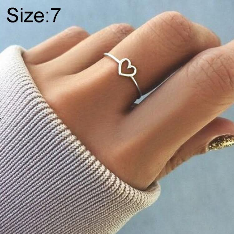 Fashion Heart Shaped Wedding Ring for Woman Reluova