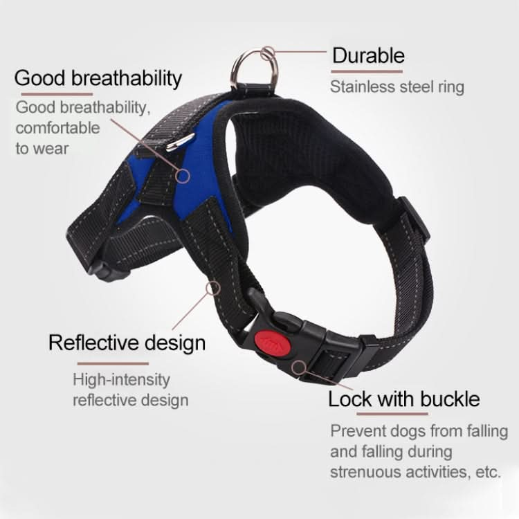 Adjustable Harness For Small Medium Large Dogs Pet Walking Hand Strap - Reluova