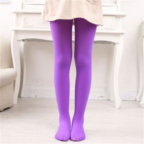 Spring Summer Autumn Solid Color Pantyhose Ballet Dance Tights for Kids Reluova