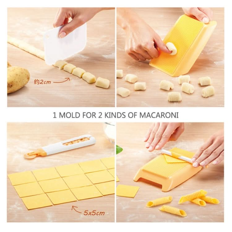 Plastic Pasta Macaroni Board Spaghetti Maker Rolling Pin Mold Kitchen Tool - Reluova