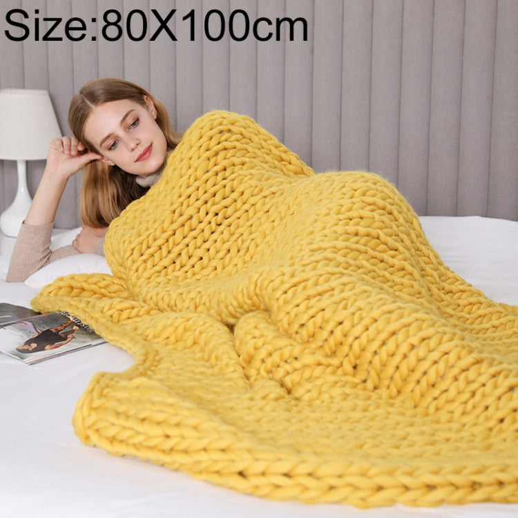 Fashion Handmade Knitted Wool Blanket My Store