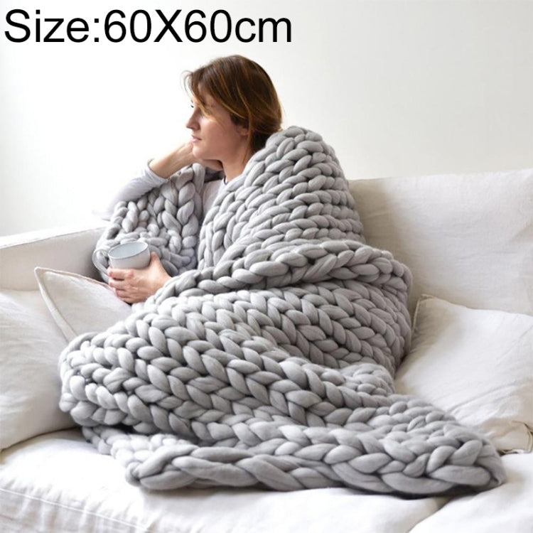 Fashion Handmade Knitted Wool Blanket My Store