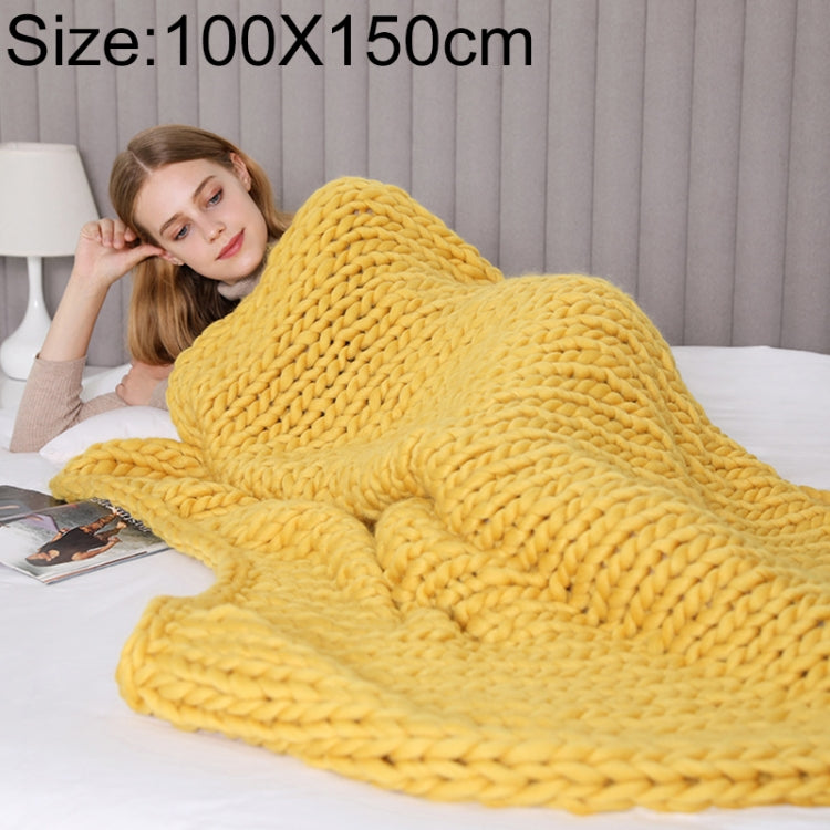 Fashion Handmade Knitted Wool Blanket My Store