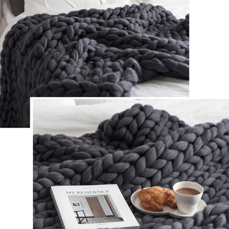 Fashion Handmade Knitted Wool Blanket My Store