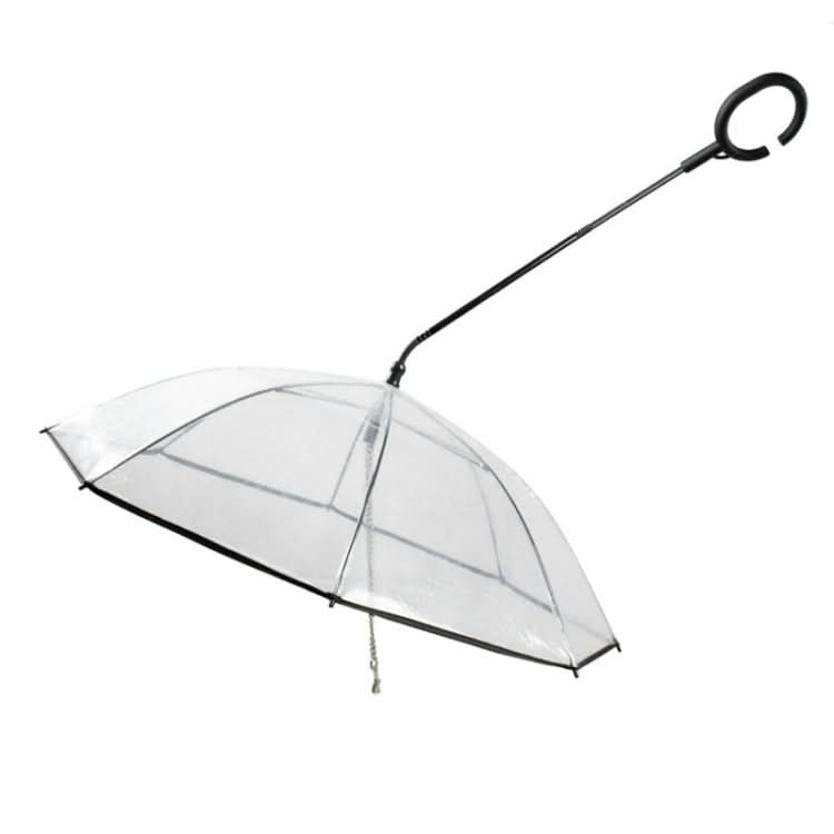 Pet Umbrella Transparent Adjustable Rainy Dog ?Walking Leash - Reluova