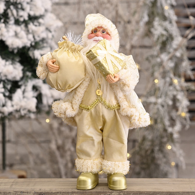 Christmas Decoration Standing Santa Claus Doll Christmas Backpack Old Man Doll Ornaments