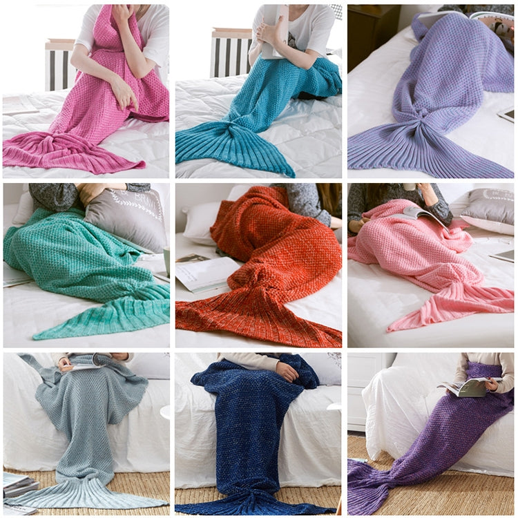 Mermaid Tail Blanket For Adult Super Soft Sleeping Knitted Blankets My Store