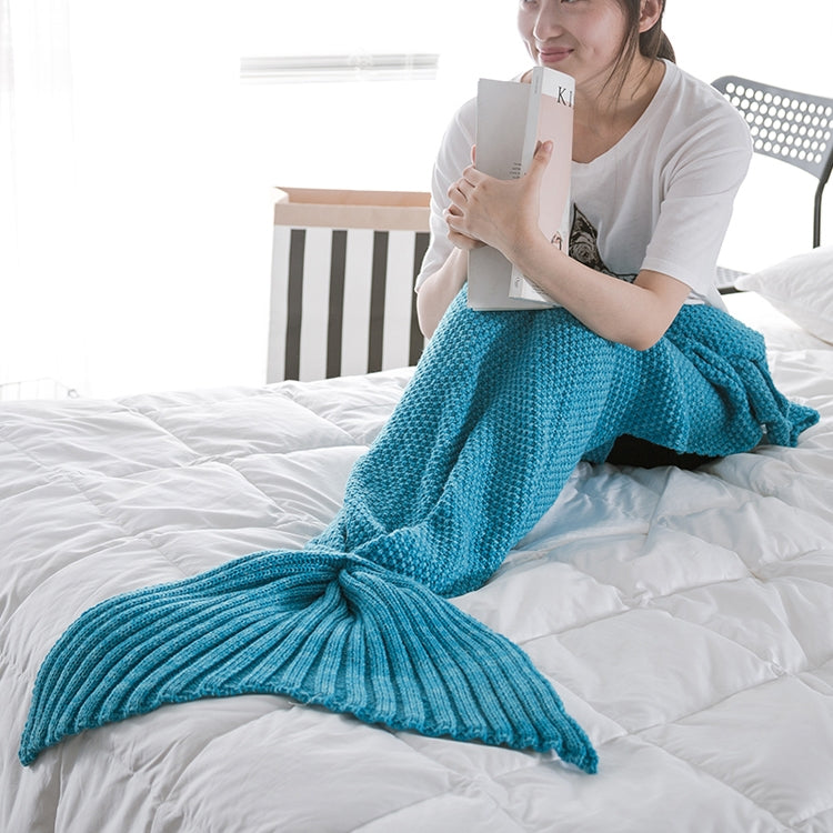 Mermaid Tail Blanket For Adult Super Soft Sleeping Knitted Blankets My Store