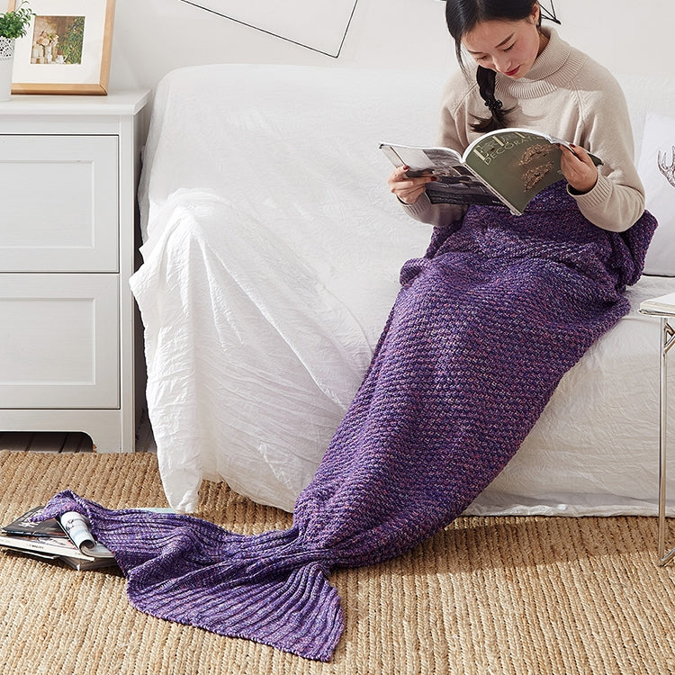 Mermaid Tail Blanket For Adult Super Soft Sleeping Knitted Blankets My Store