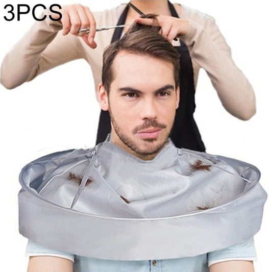 3PCS DIY Hair Cutting Cloak Umbrella Cape Salon Barber Creative Apron