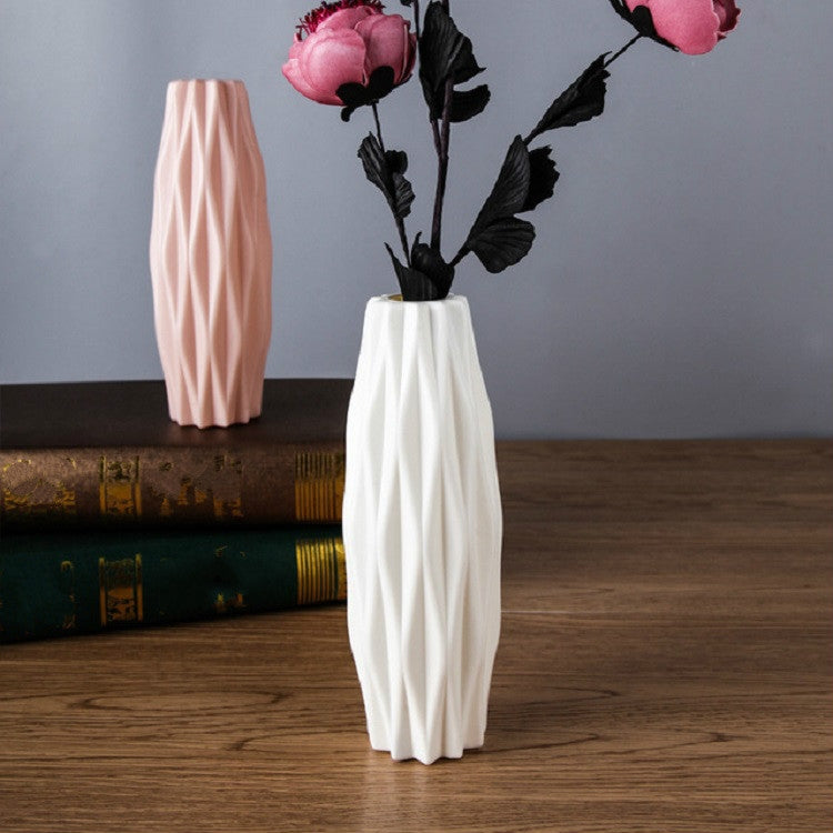 3 PCS Plastic Vase Creative Camellia Decoration Wet and Dry Flower Vase My Store