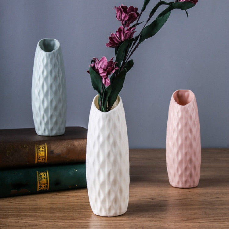 Creative Drop-resistant Plastic Vase Home Table Decoration