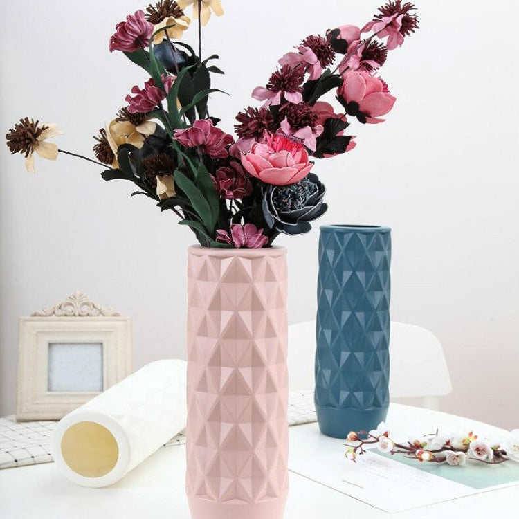 Flower Arrangement Container Creative Straight Vase Plastic Home Decoration My Store