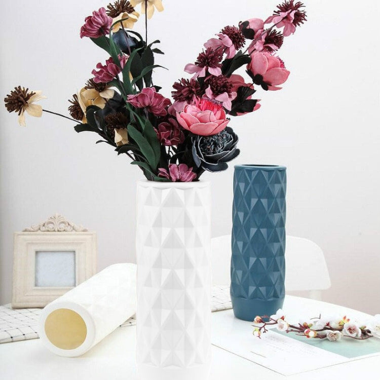 Flower Arrangement Container Creative Straight Vase Plastic Home Decoration My Store