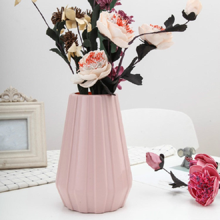 2 PCS Creative Flower Decoration of Plastic Vase Flower Arrangement Container-Reluova