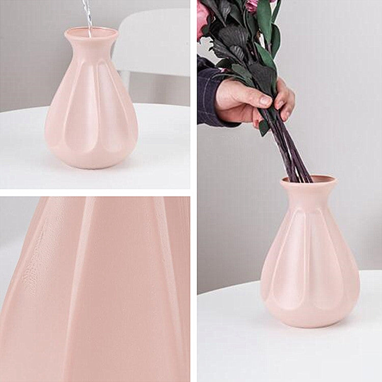 2 PCS Creative Flower Decoration of Plastic Vase Flower Arrangement Container-Reluova