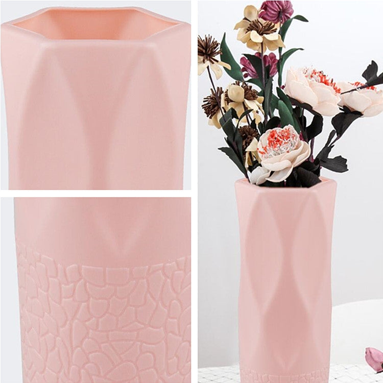 3 PCS Simple Plastic Vase Dry and Wet Flowers Arrangement Container Floral Decoration My Store