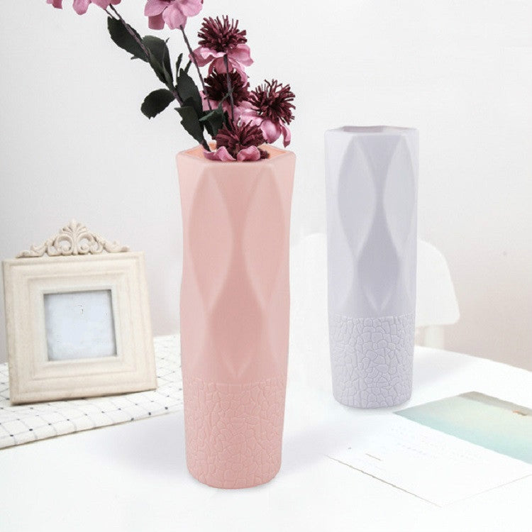 3 PCS Simple Plastic Vase Dry and Wet Flowers Arrangement Container Floral Decoration My Store