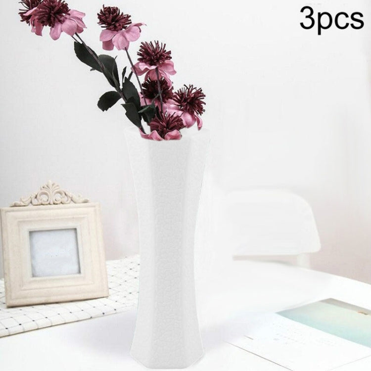 3 PCS Creative Home Flower Arrangement Plastic Vase Anti-fall Hydroponic Vase Decorative Ornament My Store