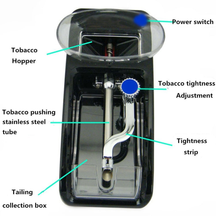 Electric Easy Automatic Cigarette Rolling Machine Tobacco Injector Maker Roller My Store