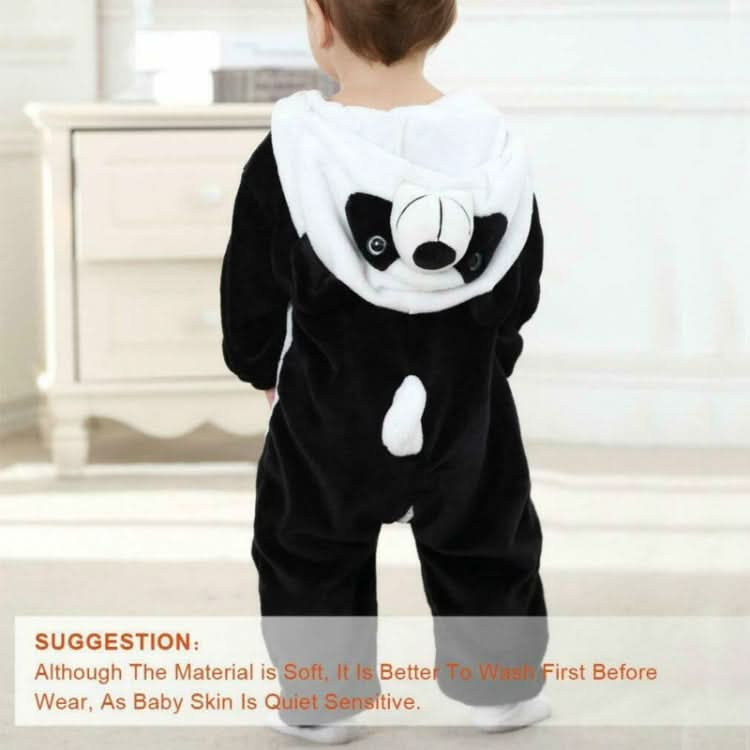 Babies Cartoon Animal Shape Flannel Jumpsuit Romper Reluova