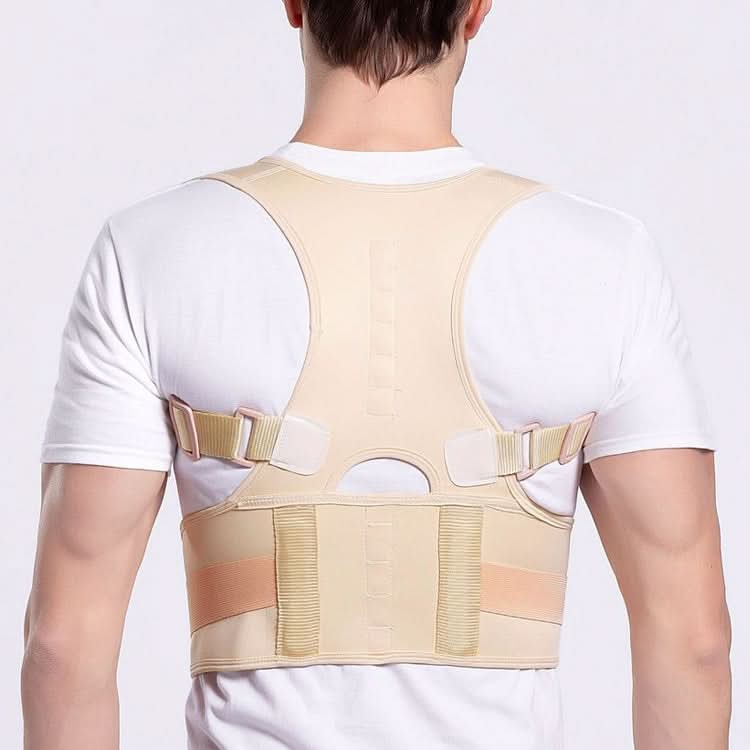 Male Female Adjustable Magnetic Posture Corrector Corset Back Men Brace Back Shoulder Belt Lumbar Support Straight Reluova