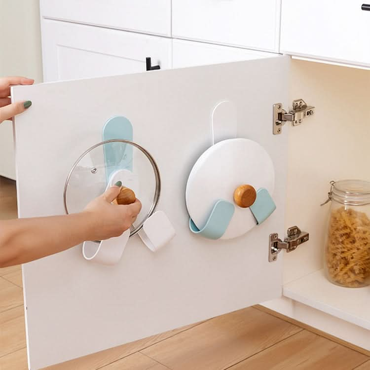 2 PCS Kitchen Wall-mounted Free-punch Lid Cutting Board Storage Rack-Reluova