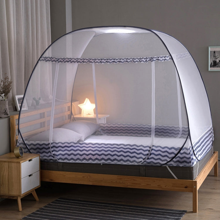 Zipper Double Door Free Installation Wire Yurt Foldable Mosquito Net My Store