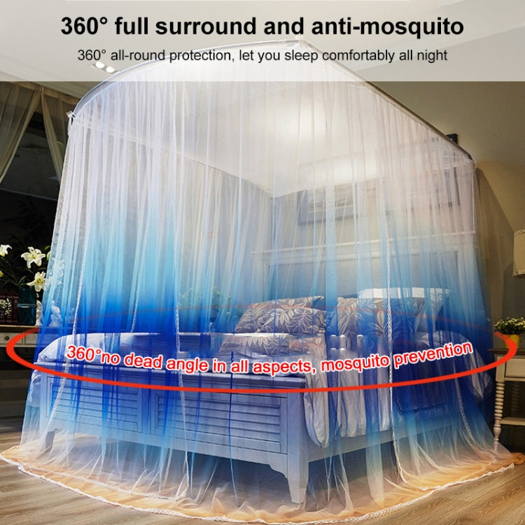 U-shaped Three-door Stainless Steel Tube Floor Retractable Mosquito Net My Store