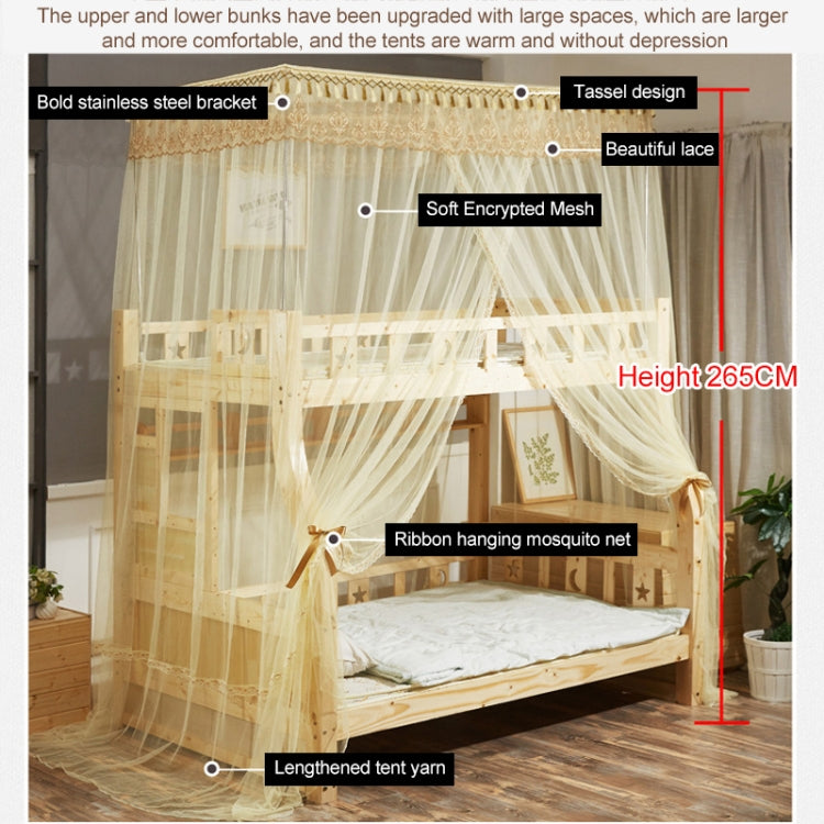 Double-layer Bunk Bed Telescopic Support Floor-to-child Bed Mosquito Net My Store