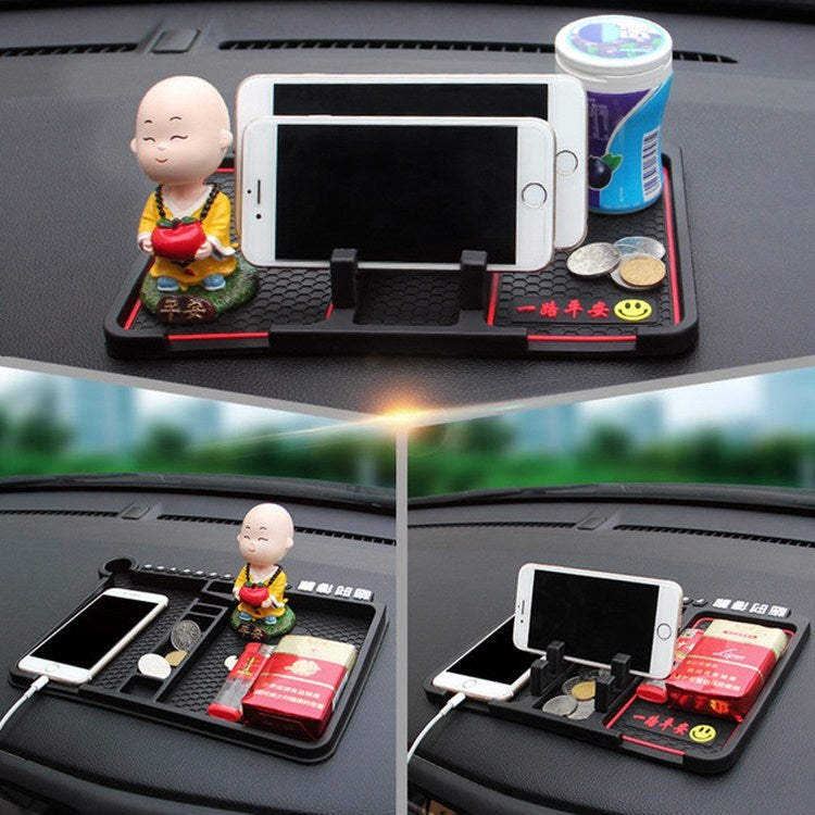 Car Interior Car Multifunctional Instrument Panel Storage Pad Car Phone Bracket Anti-slip Pad With Stop ÎҵÄÉ̵ê