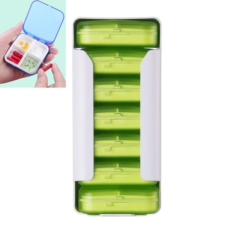 Home Travel Plastic Pill Box Drawer Pill Box Portable Storage Box