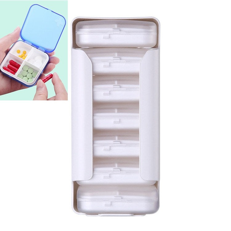 Home Travel Plastic Pill Box Drawer Pill Box Portable Storage Box Reluova